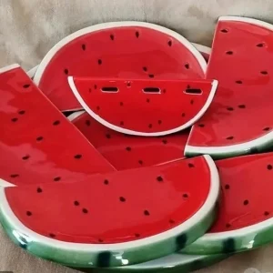 servizio ceramica anguria cocomero italica ars italy