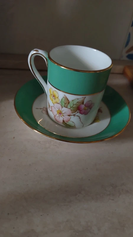 servizio da 6 caffè con caffettiera e zuccheriera foley china england servizio da 6 caffè con caffettiera e zuccheriera foley china england