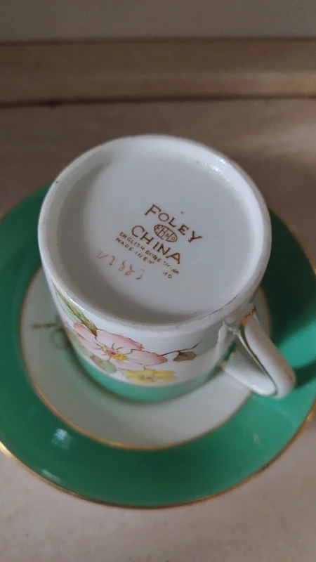 servizio da 6 caffè con caffettiera e zuccheriera foley china england servizio da 6 caffè con caffettiera e zuccheriera foley china england