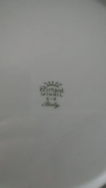 piatto decoro uccelli marchio richard ginori italy piatto decoro uccelli marchio richard ginori italy