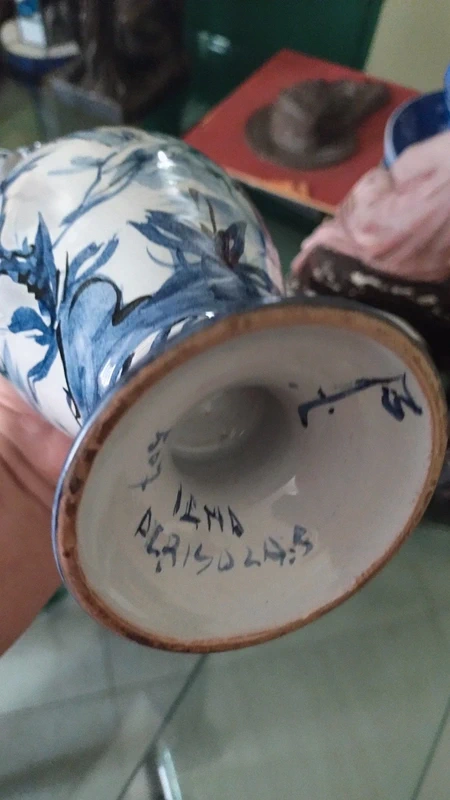 coppia vaso anfora angelo aima ceramica albisola italy coppia vaso anfora angelo aima ceramica albisola italy