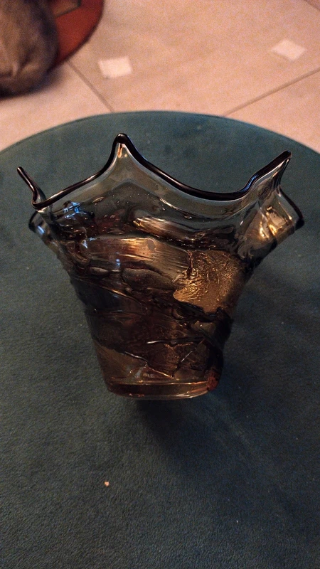 vaso vetro murano italy firmato diego vidal vaso vetro murano italy firmato diego vidal