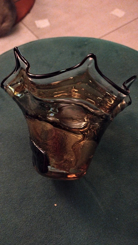vaso vetro murano italy firmato diego vidal vaso vetro murano italy firmato diego vidal