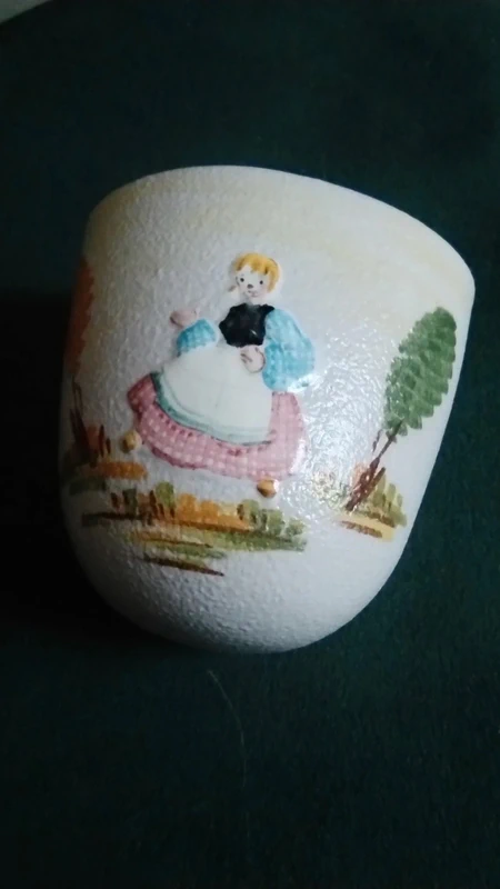 a.p.a. albisola di lina poggi assalini vaso vasetto da appendere a.p.a. albisola di lina poggi assalini vaso vasetto da appendere