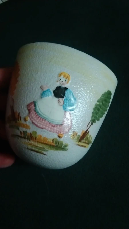 a.p.a. albisola di lina poggi assalini vaso vasetto da appendere a.p.a. albisola di lina poggi assalini vaso vasetto da appendere