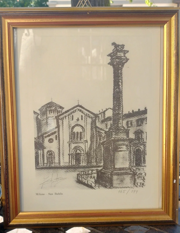 litografia numerata e firmata di milano litografia numerata e firmata di milano