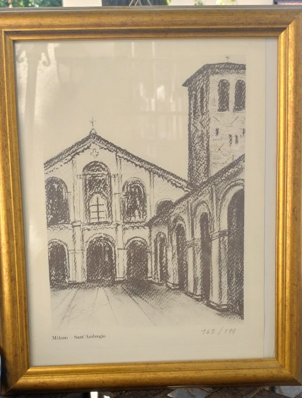 litografia numerata e firmata di milano litografia numerata e firmata di milano