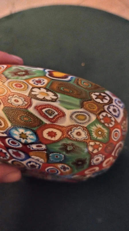 ciotola svuotatasche vetro millefiori murano italy ciotola svuotatasche vetro millefiori murano italy