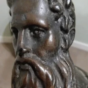 mosè , statua in gesso