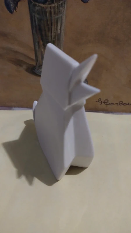 origami tridimensionale pulcino gallina in porcellana biscuit l'abitare milano origami tridimensionale pulcino gallina in porcellana biscuit l'abitare milano