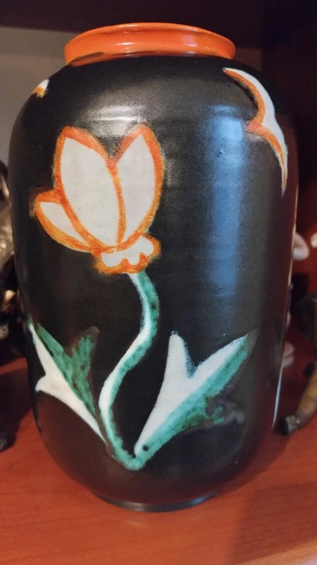 vaso ceramica goldscheider made in austria art decò vaso ceramica goldscheider made in austria art decò