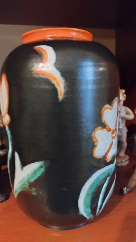 vaso ceramica goldscheider made in austria art decò vaso ceramica goldscheider made in austria art decò