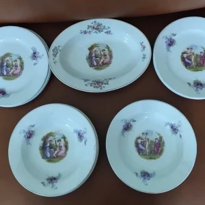 servizio da dolce decoro floreale vintage sic italy (copia)