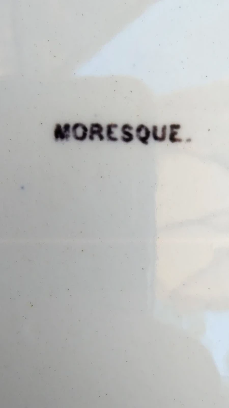 piatto antico wedgwood pearl ware numerato moresque piatto antico wedgwood pearl ware numerato moresque