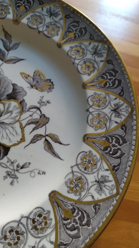 piatto antico wedgwood pearl ware numerato moresque piatto antico wedgwood pearl ware numerato moresque