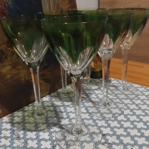 servizio 6 bicchiere da vino cristallo gevaert