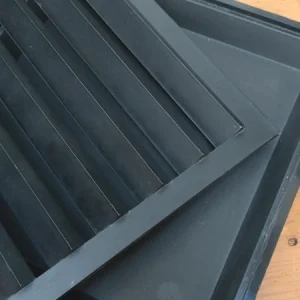 Home posacenere kartell linea segmenti plastica nero