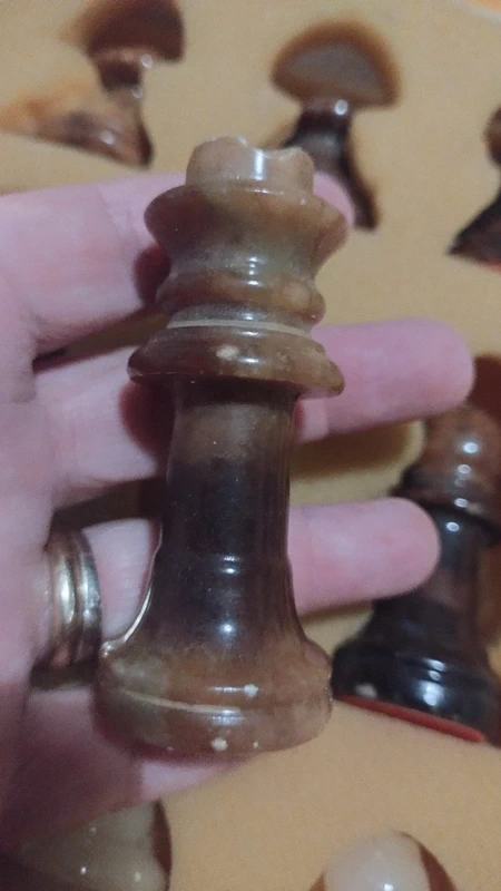 set da scacchi vintage in onice e marmo 40*40 set da scacchi vintage in onice e marmo 40*40