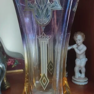 vaso vetro art noveau francois theodore legras montjoye france
