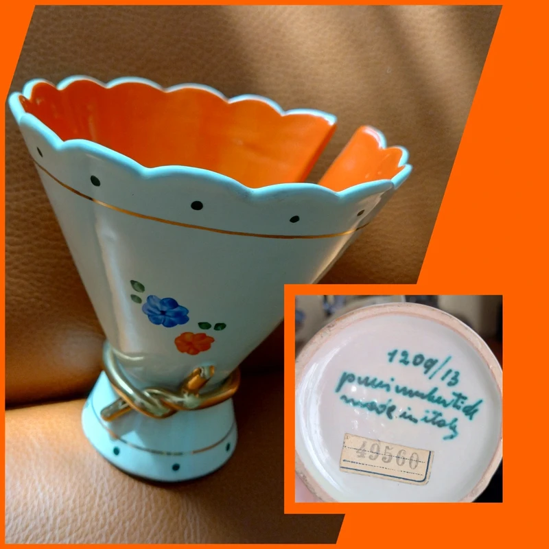 vaso ceramica vintage pucci umbertide italy vaso ceramica vintage pucci umbertide italy