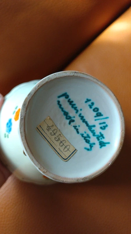 vaso ceramica vintage pucci umbertide italy vaso ceramica vintage pucci umbertide italy